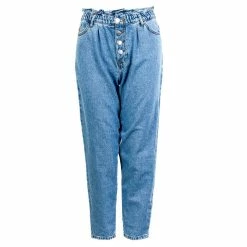 Alternative view of ONLY Damen Hose - Cuba Life HW Slouchy Denim - Light Blue