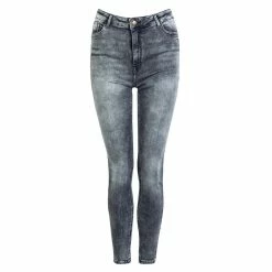 Alternative view of ONLY Damen Hose - Paola Life HW Skinny - Medium / Grey