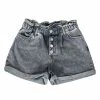 ONLY Damen Jeansshorts - Cuba Paperbag Denim Short - Grey -ONLY SHOP 18692 00 1280x1280