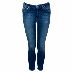 Alternative view of ONLY Damen Jeans - Blush Mid SK Raw - Medium Blue