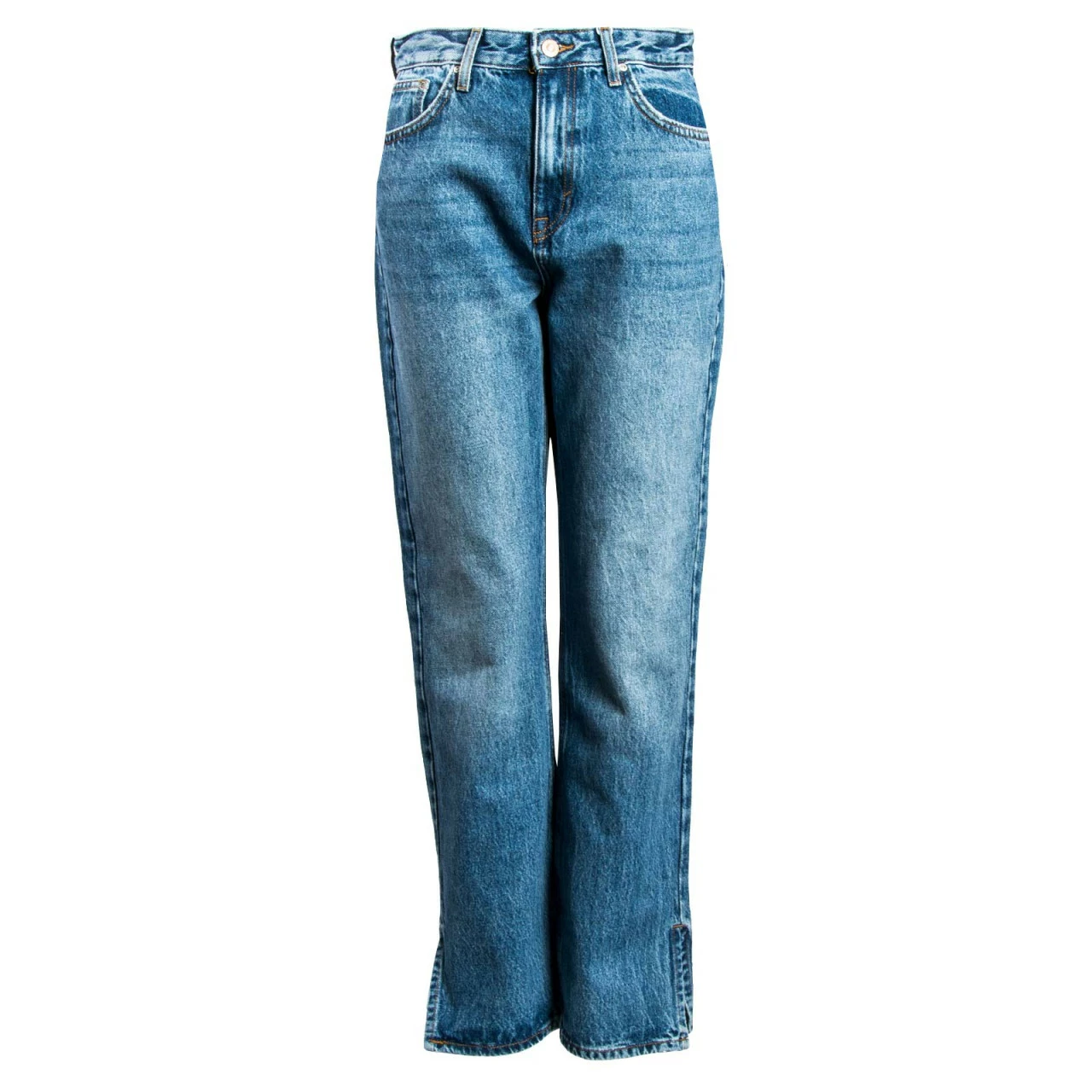 ONLY Damen Jeans - Billie Ex HW STR Slit Denim Medium - Blue 4 ONLY Damen Jeans - Billie Ex HW STR Slit Denim Medium - Blue – Bild 2