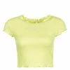 ONLY Damen T-Shirt - Crop Kitty - Yellow 1 ONLY Damen T-Shirt - Crop Kitty - Yellow -ONLY SHOP 213414 00 1280x1280