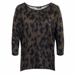 ONLY Damen Pullover - Elcos 4/5 Grape Leaf - Olive