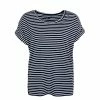 ONLY Damen T-Shirt - MOSTER NECK - Night Sky / Cloud Dancer -ONLY SHOP 215906 00 1280x1280