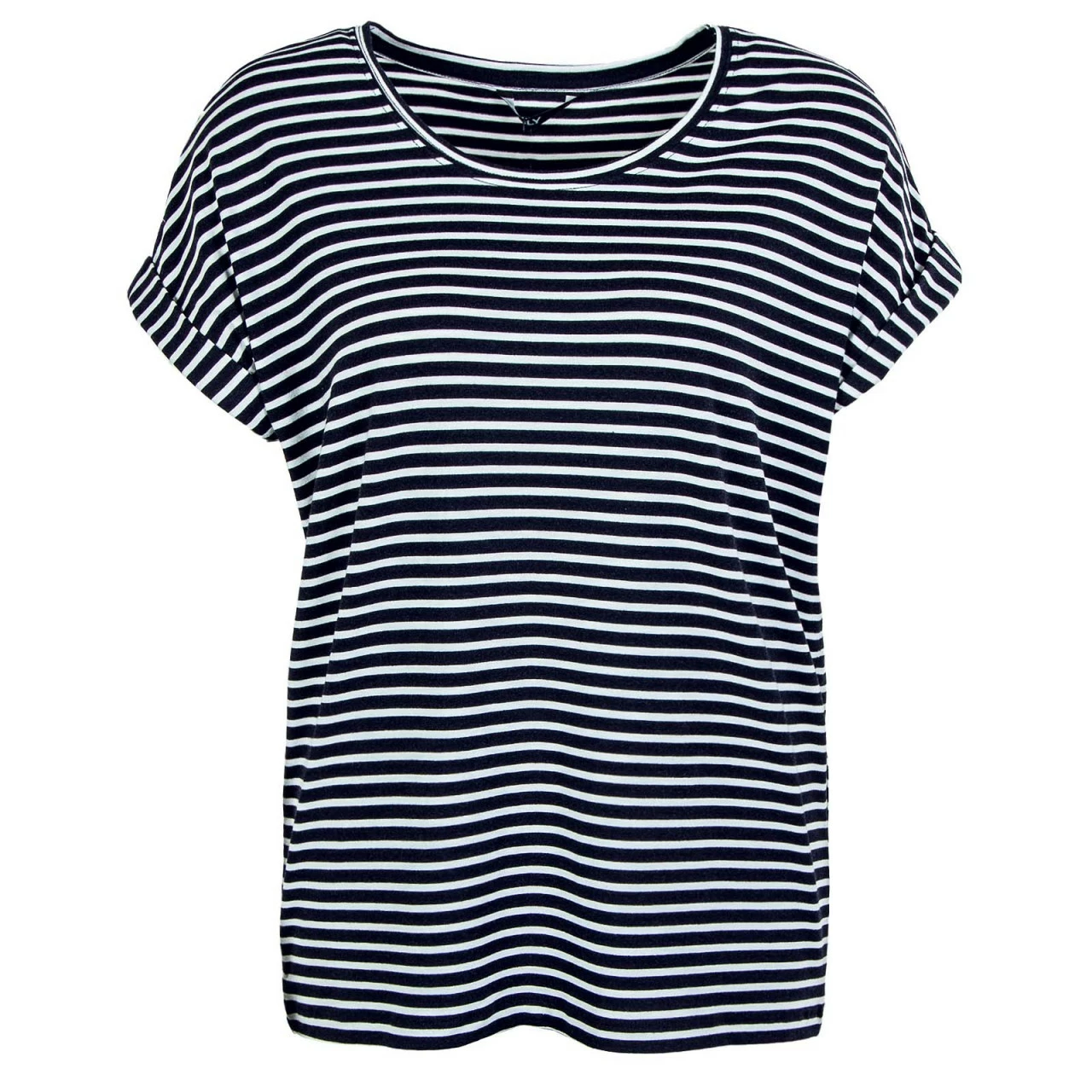 ONLY Damen T-Shirt - MOSTER NECK - Night Sky / Cloud Dancer 4 ONLY Damen T-Shirt - MOSTER NECK - Night Sky / Cloud Dancer – Bild 2