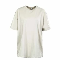 ONLY Damen T-Shirt - Aya Life Oversized Top - Silver Lining