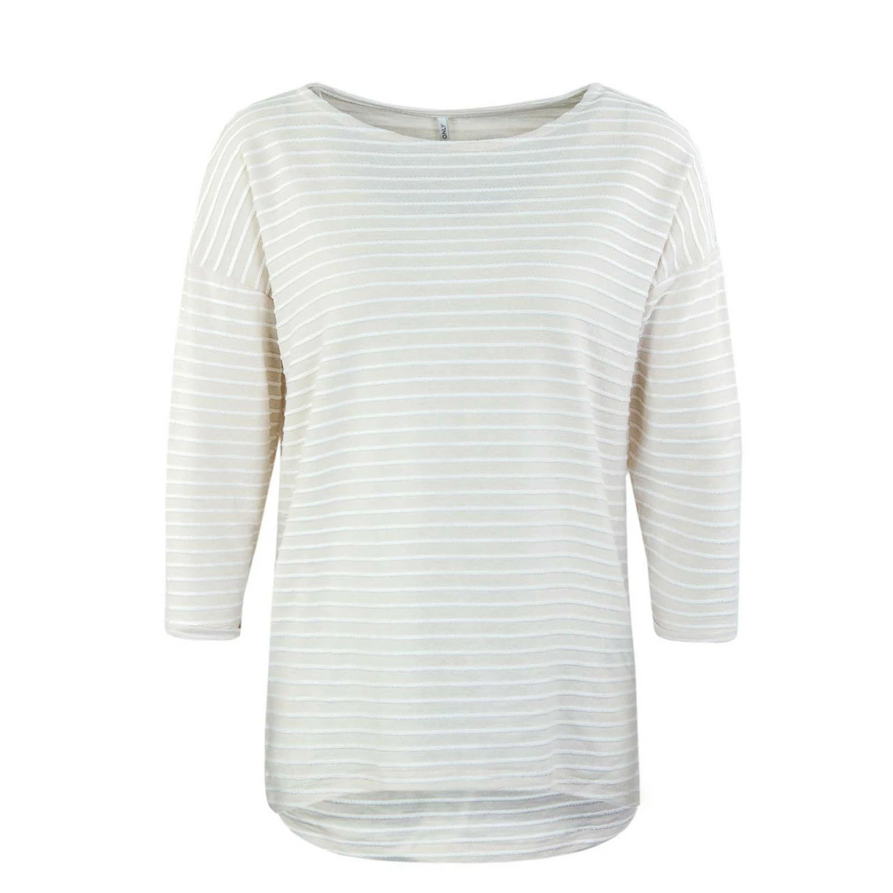 ONLY Damen Longsleeve - Elly 3/4 Boatneck - Pumice Stone 3 ONLY Damen Longsleeve - Elly 3/4 Boatneck - Pumice Stone