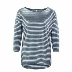 ONLY Damen Longsleeve - Elly 3/4 Boatneck - Night Sky