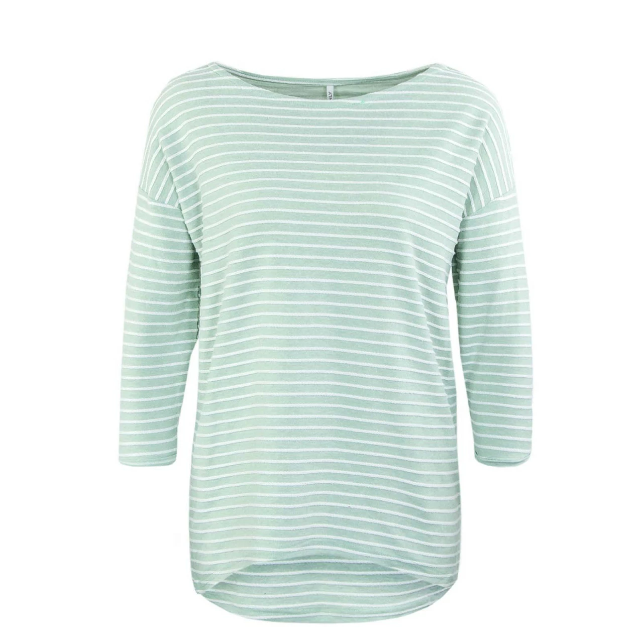 ONLY Damen Longsleeve - Elly 3/4 Boatneck - Frosty Green 3 ONLY Damen Longsleeve - Elly 3/4 Boatneck - Frosty Green