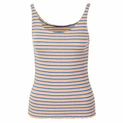 Alternative view of ONLY Damen Top - Felia - Cashmere Blue / Orchid Bou