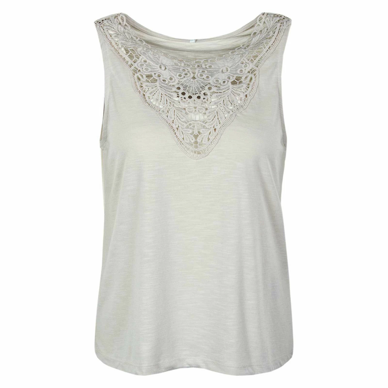 ONLY Damen Top - Lisa S/L - Pumice Stone 4 ONLY Damen Top - Lisa S/L - Pumice Stone – Bild 2