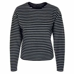 Alternative view of ONLY Damen Longsleeve - Cami Ruching - Black