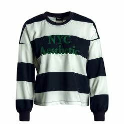 ONLY Damen Sweatshirt - Joana L/S O-Neck - Night Sky