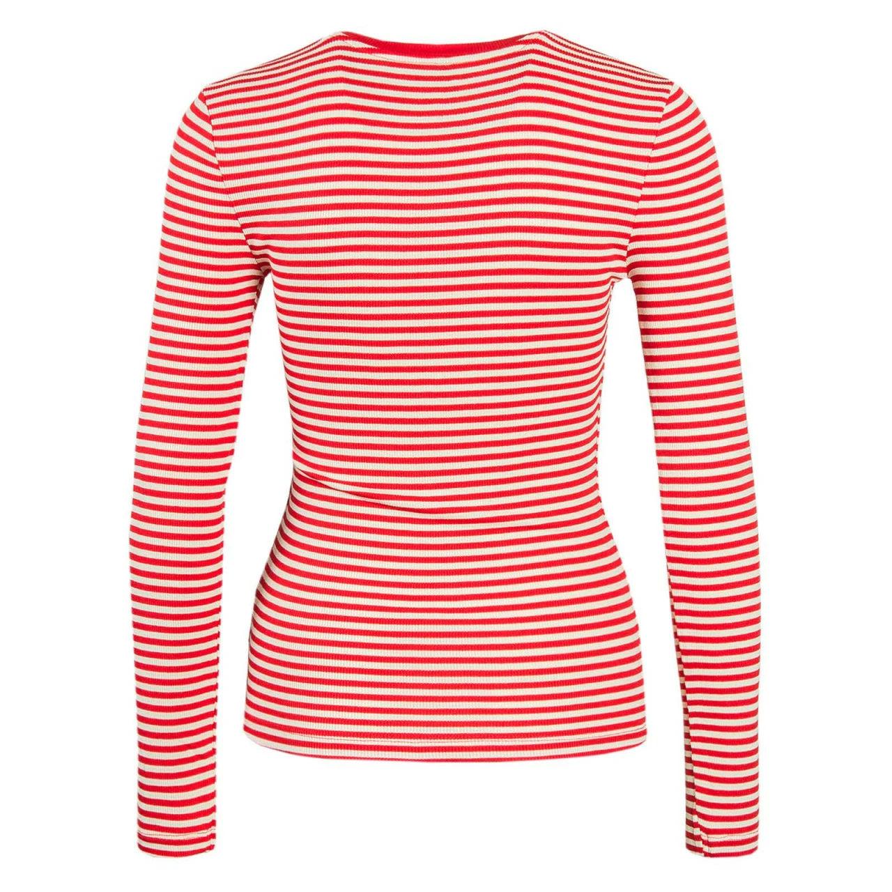 ONLY Damen Longsleeve - Maja Stripe - High Risk Red 5 ONLY Damen Longsleeve - Maja Stripe - High Risk Red – Bild 3