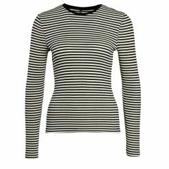 Alternative view of ONLY Damen Longsleeve - Maja Stripe - Night Sky