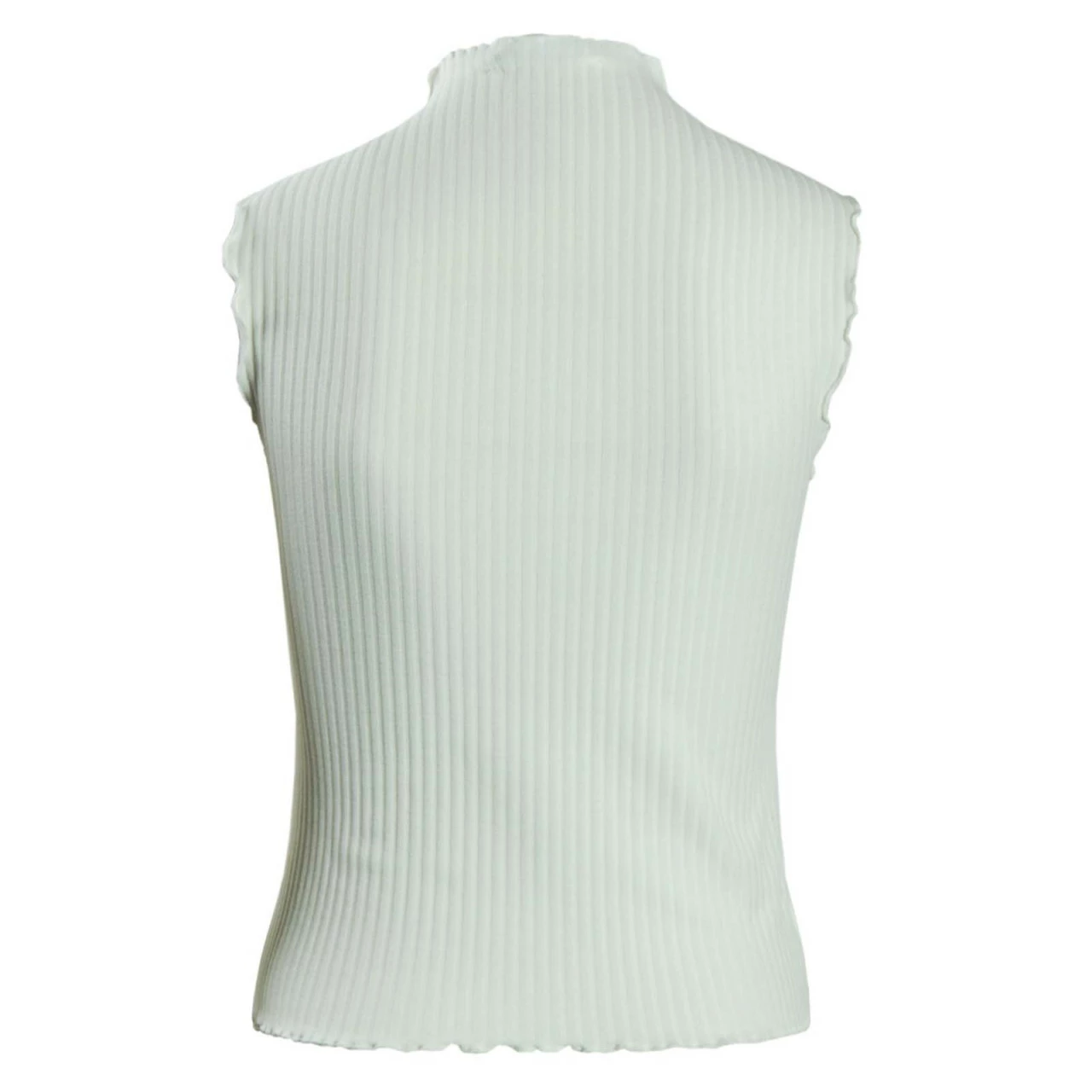 ONLY Damen Top - Lisa Rib Highneck - White 5 ONLY Damen Top - Lisa Rib Highneck - White – Bild 3