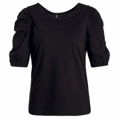 Alternative view of ONLY Damen T-Shirt - Alenna Short Sleeve - Black