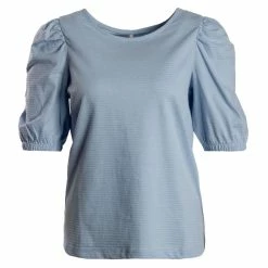 Alternative view of ONLY Damen T-Shirt - Alenna Short Sleeve - Blue