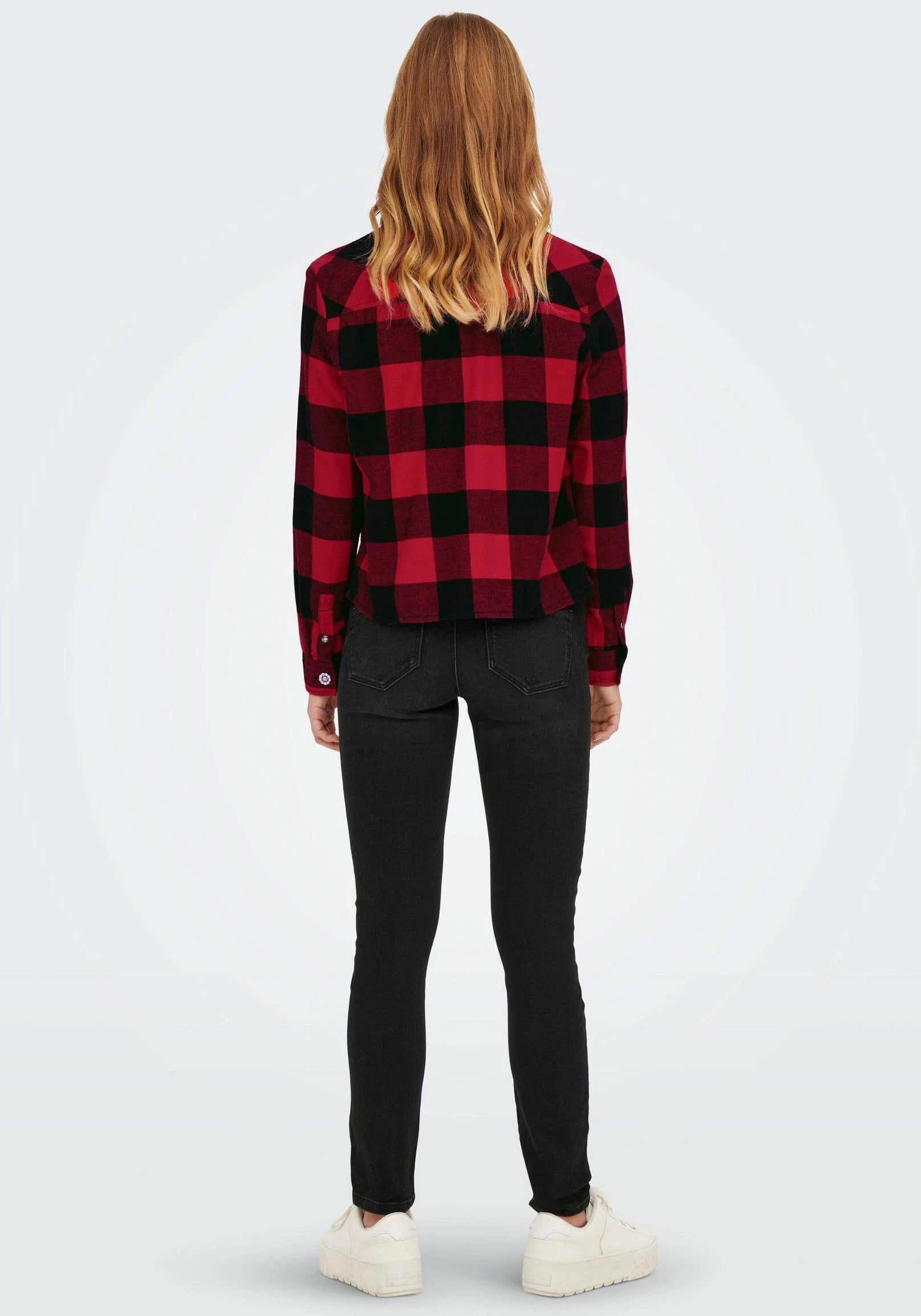 Only Karobluse »ONLNEW ROCK IT LS CHECK SHIRT WVN« 4 Only Karobluse »ONLNEW ROCK IT LS CHECK SHIRT WVN« – Bild 2