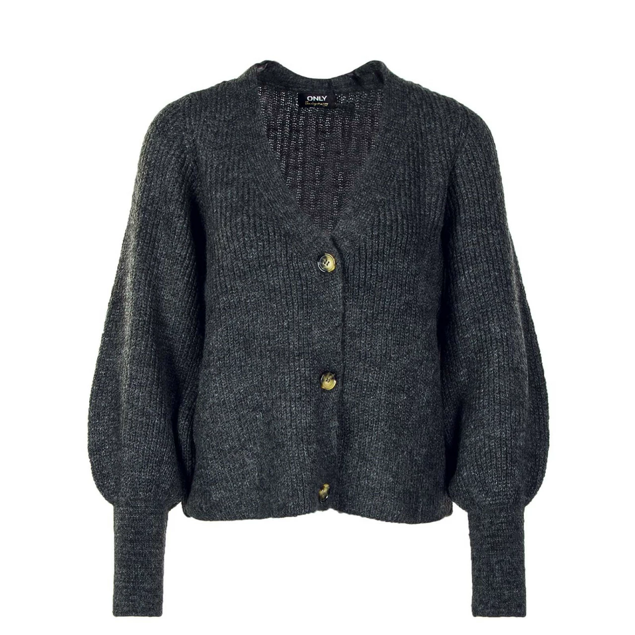 ONLY Damen Cardigan - Clare Knit Card - Dark Grey 3 ONLY Damen Cardigan - Clare Knit Card - Dark Grey