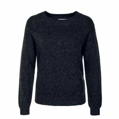 ONLY Damen Longsleeve - Rica Life Knit - Black