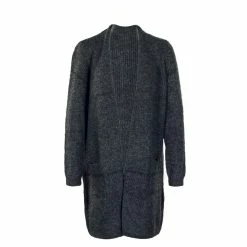 ONLY Damen Cardigan - Jade LS Knit - Dark Grey
