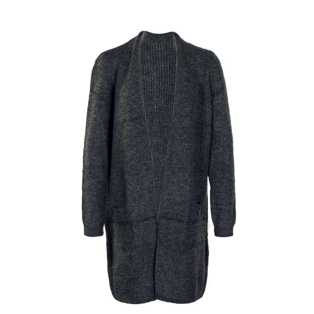ONLY Damen Cardigan - Jade LS Knit - Dark Grey 3 ONLY Damen Cardigan - Jade LS Knit - Dark Grey