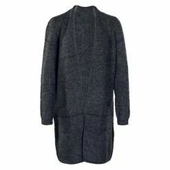 Alternative view of ONLY Damen Cardigan - Jade LS Knit - Dark Grey