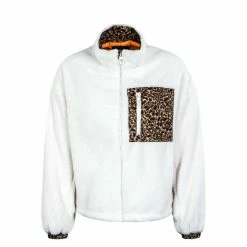 ONLY Damen Jacke - Elvira Mix Teddy - Sea Salt