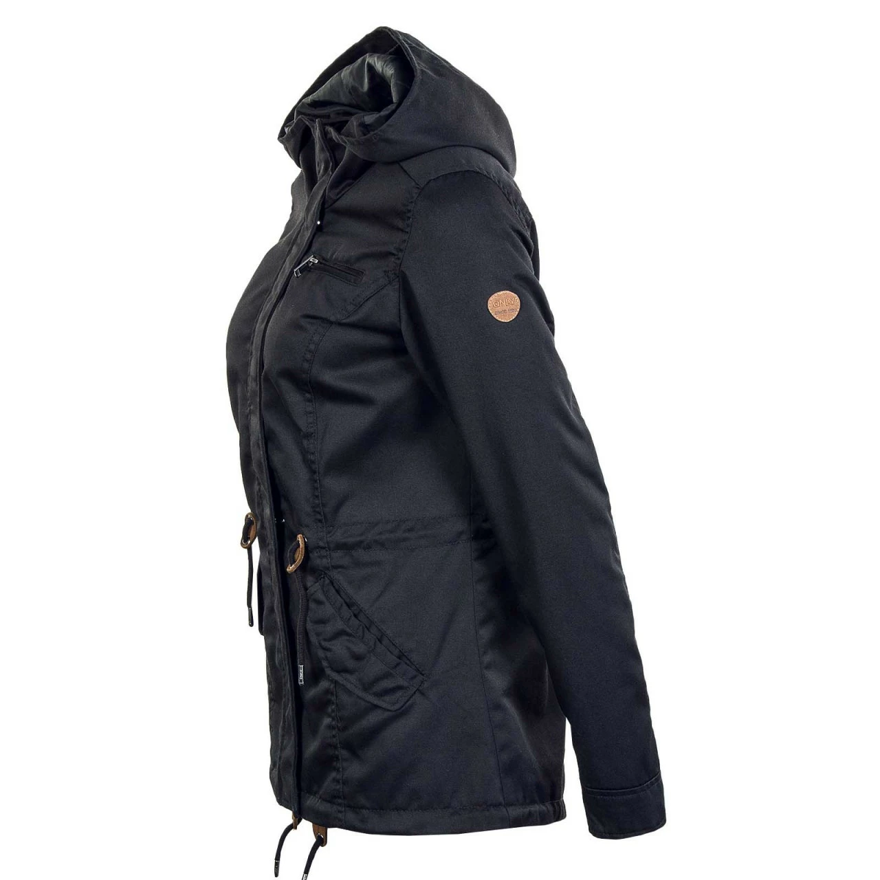ONLY Damen Jacke - Lorca Canvas Parka - Black 4 ONLY Damen Jacke - Lorca Canvas Parka - Black – Bild 3
