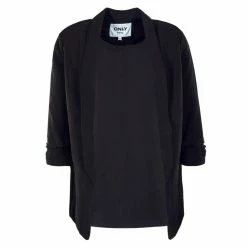 Alternative view of ONLY Damen Blazer - Elly 3/4 Life Blazer - Black