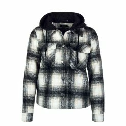 ONLY Damen Jacke - Lou Sweat Mix - Black