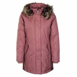 Alternative view of ONLY Damen Mantel - Katy Parka Coat - Rosa / Brown