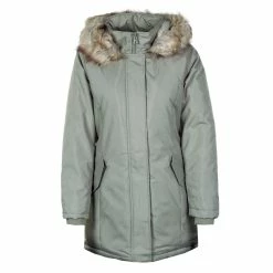 Alternative view of ONLY Damen Mantel - Katy Parka Coat - Shadow