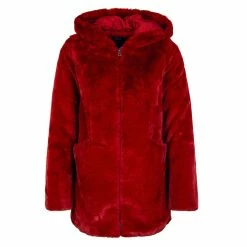 Alternative view of ONLY Damen Jacke - Malou Faux Fur - Red