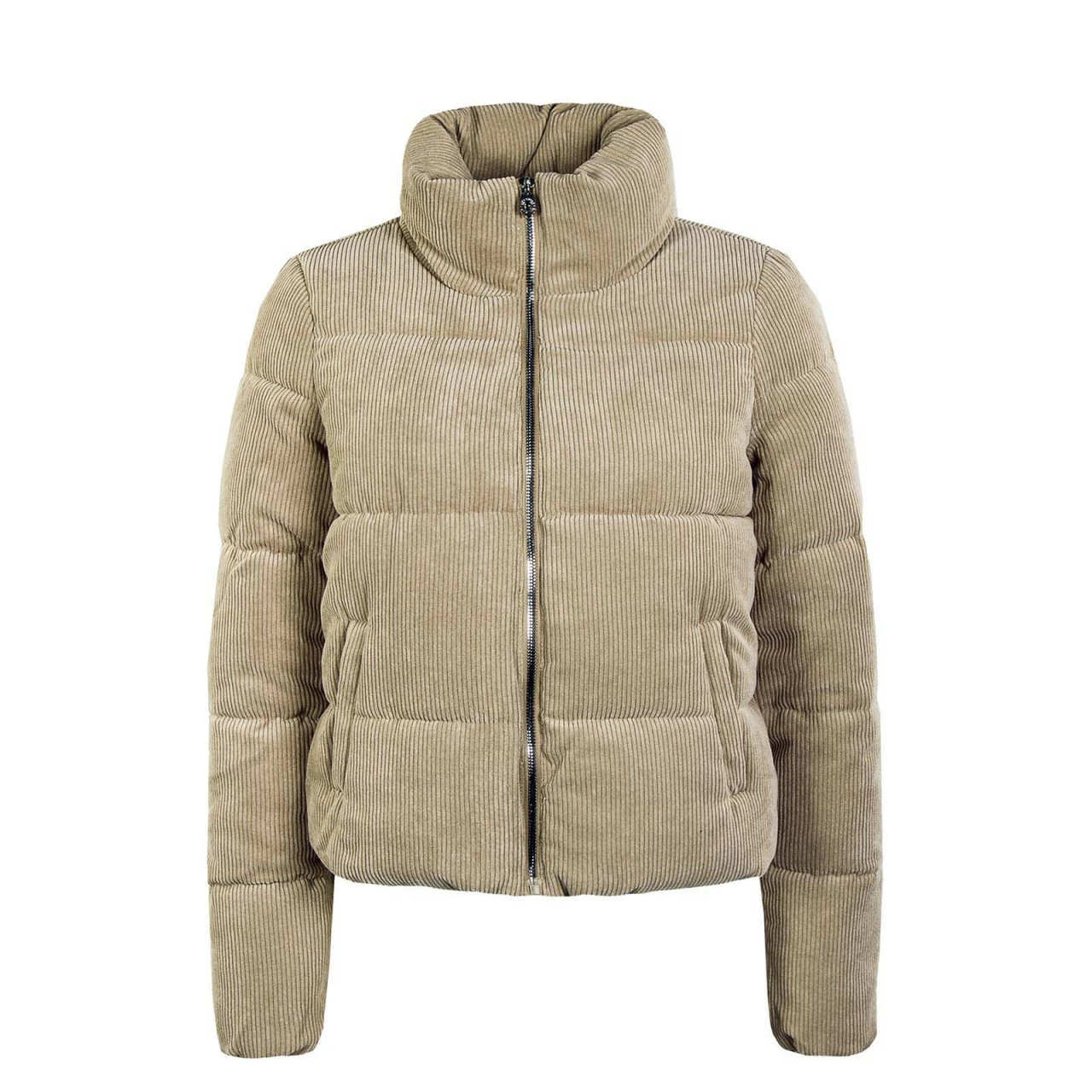 ONLY Damen Jacke - Dolly Corduroy Puffer - Crockery Beige 3 ONLY Damen Jacke - Dolly Corduroy Puffer - Crockery Beige