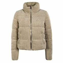 Alternative view of ONLY Damen Jacke - Dolly Corduroy Puffer - Crockery Beige