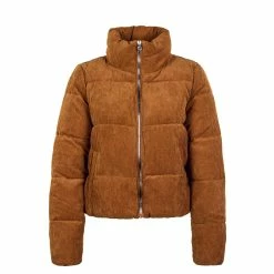 ONLY Damen Jacke - Dolly Corduroy Puffer - Argan Oil