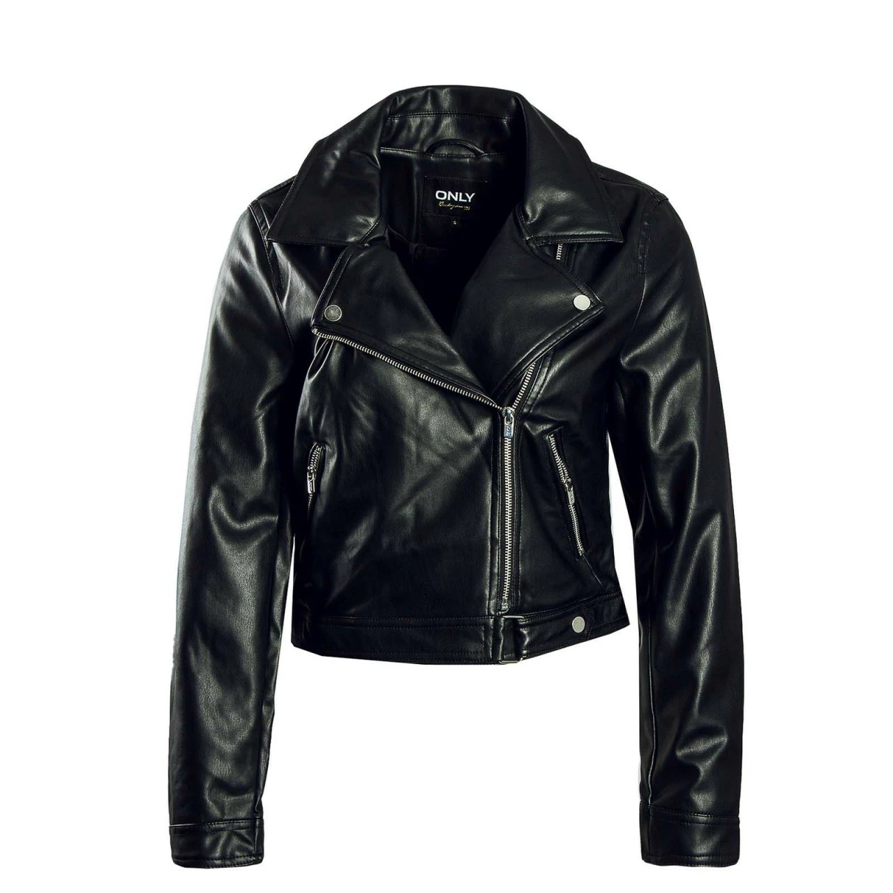 ONLY Damen Jacke - Best Faux Leather Biker - Black 3 ONLY Damen Jacke - Best Faux Leather Biker - Black