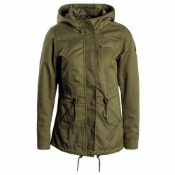 Alternative view of ONLY Damen Jacke - Lorca Canvas - Mermaid Green