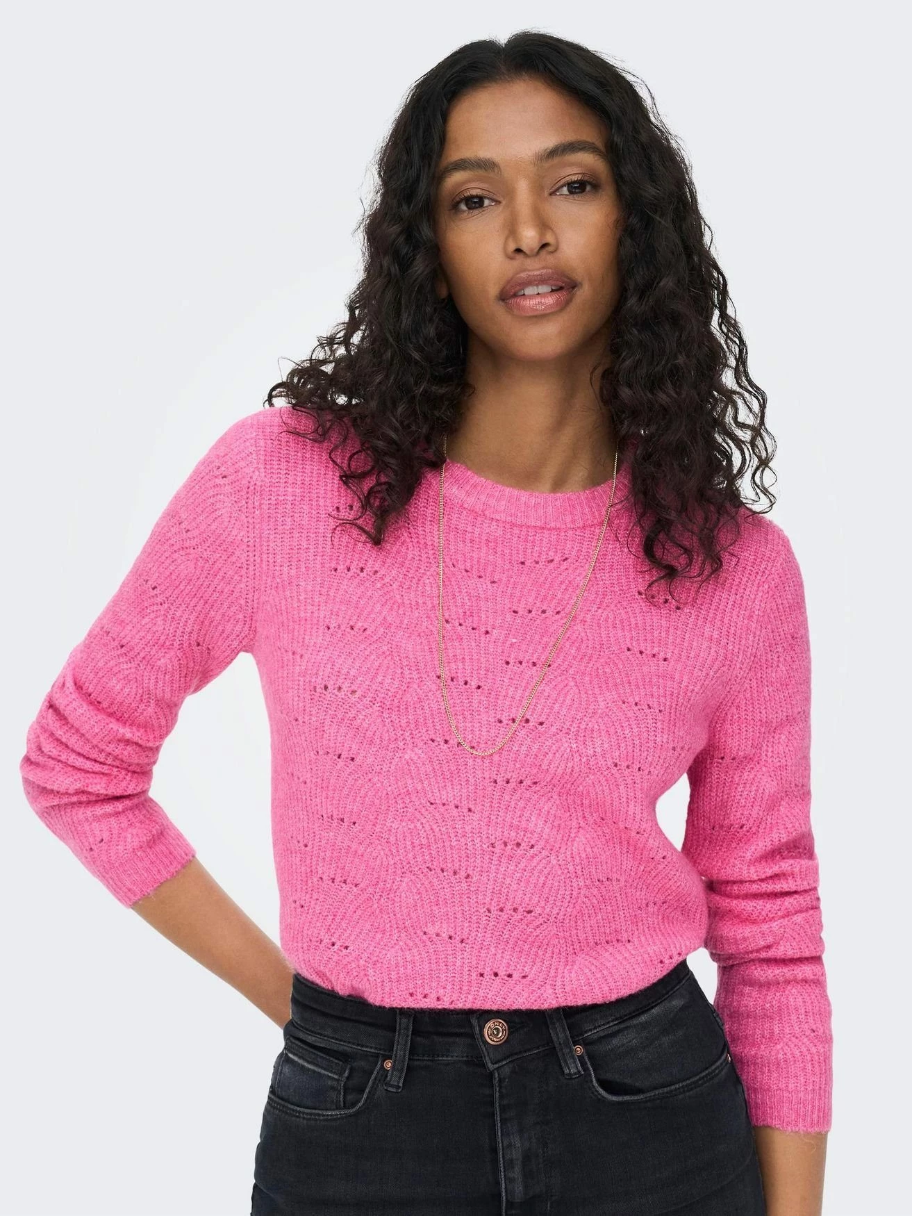 Only Strickpullover »ONLLOLLI L/S PULLOVER KNT NOOS - 15234745« 3748 In Pink 6 Only Strickpullover »ONLLOLLI L/S PULLOVER KNT NOOS - 15234745« 3748 In Pink – Bild 4