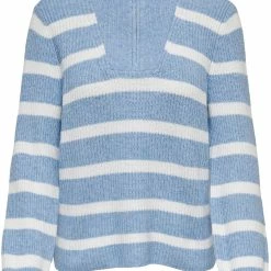 Only Stehkragenpullover »ONLCOCO L/S ZIP PULLOVER EX KNT« In Streifen Optik -ONLY SHOP 5ba0c879 d295 5a64 ab5c 197f49c20e96