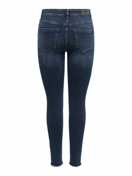 ONLY Jeans ONLBLUSH LIFE MID SK ANK RAW REA409, Blue Black Denim 5 ONLY Jeans ONLBLUSH LIFE MID SK ANK RAW REA409, Blue Black Denim – Bild 3