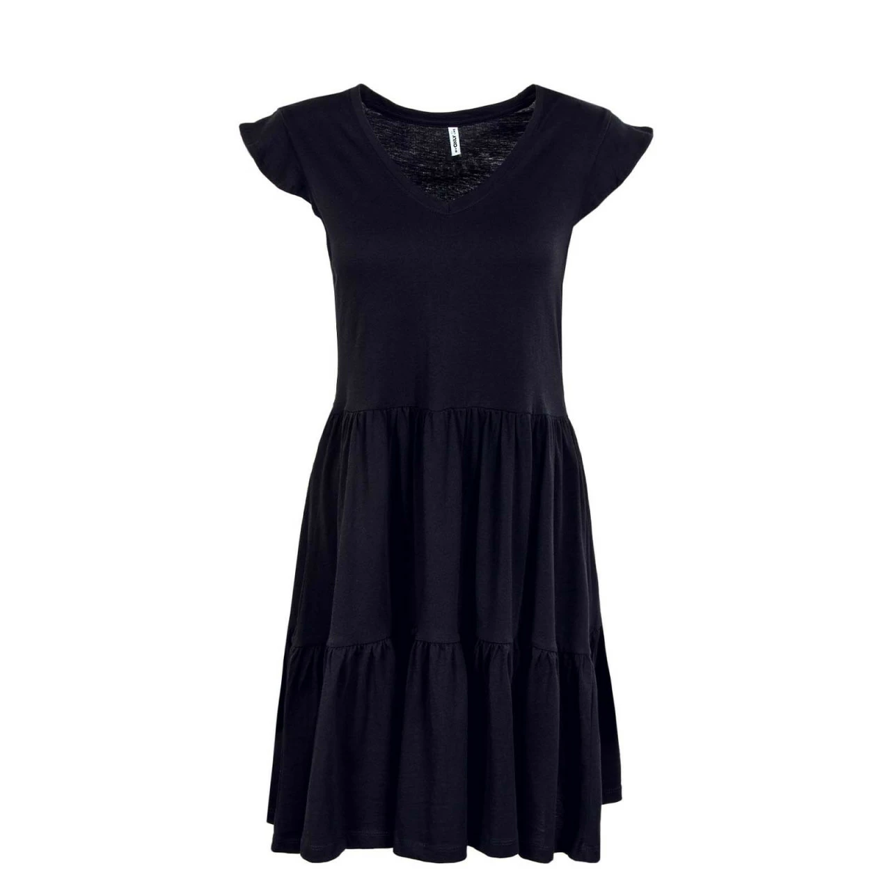 ONLY Damen Kleid - May Life Cap Frill - Black 3 ONLY Damen Kleid - May Life Cap Frill - Black