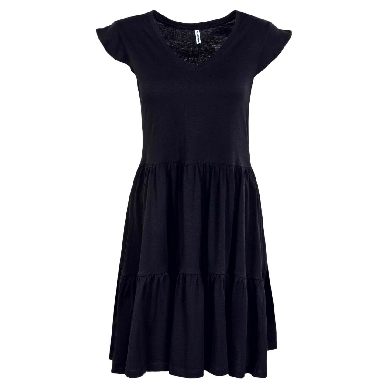 ONLY Damen Kleid - May Life Cap Frill - Black 4 ONLY Damen Kleid - May Life Cap Frill - Black – Bild 2