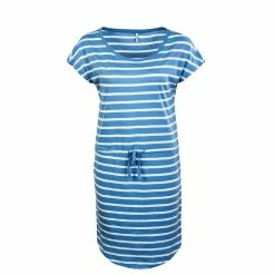 ONLY Damen Kleid - May Life - Allure / Stripes / White