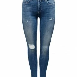 ONLY Jeans ONLBLUSH MID SK AK RW DT DNM REA221, Dark Medium Blue Denim