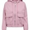 ONLY Jacke ONLKENZIE-LAKE L/S HOODIE JACKET PN, Mauve Mist