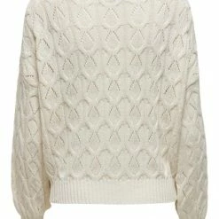 Alternative view of ONLY Pullover ONLBRYNN LIFE STRUCTURE L/S PUL KNT, Cloud Dancer