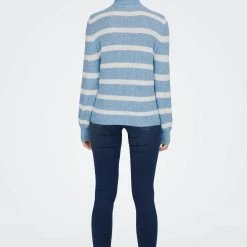 Only Stehkragenpullover »ONLCOCO L/S ZIP PULLOVER EX KNT« In Streifen Optik -ONLY SHOP 85b8c7f0 ebfc 5638 a5ba 718a00c75e82